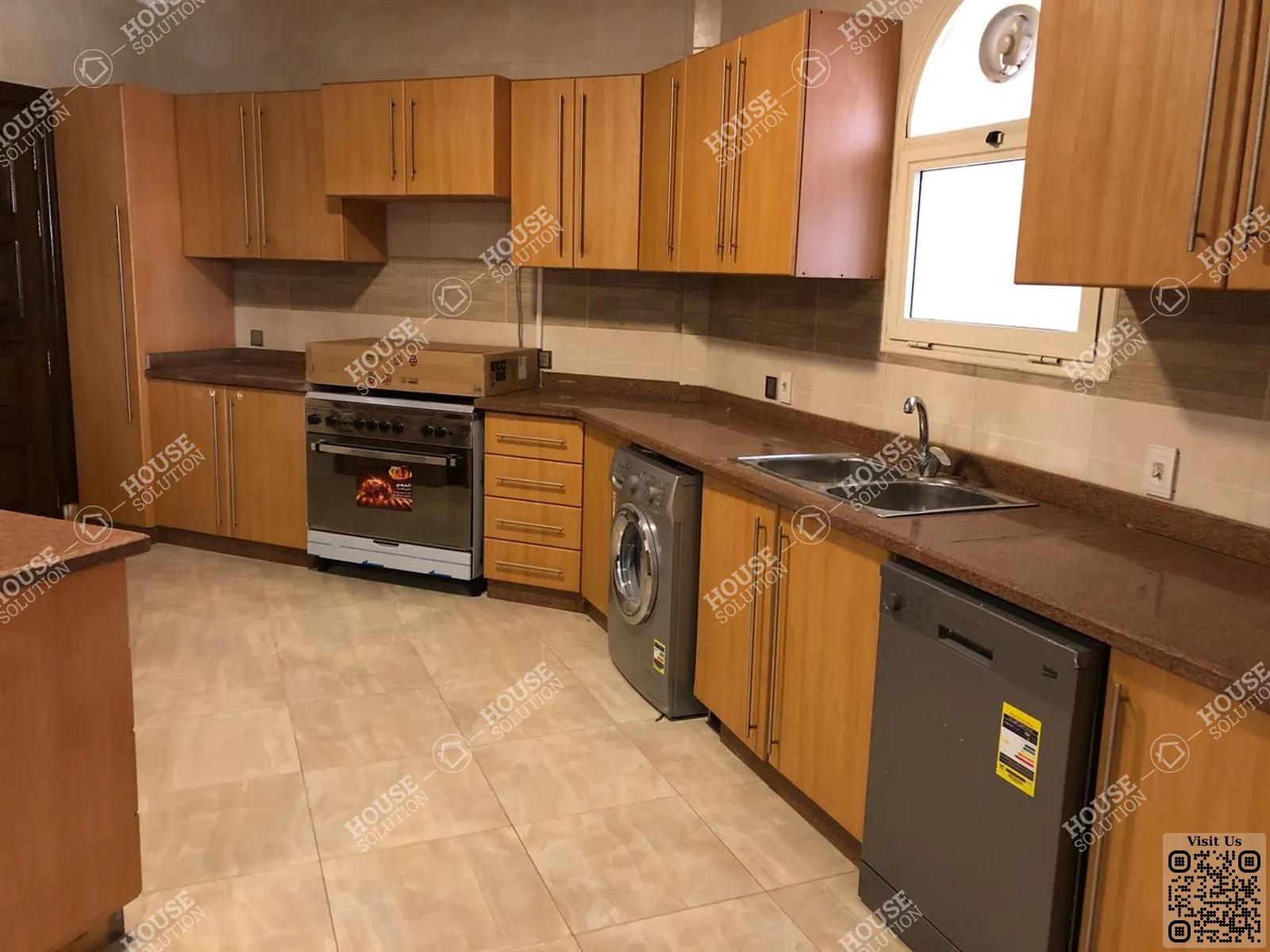 KITCHEN  @ Apartments For Rent In Maadi Maadi Sarayat Area: 320 m² consists of 4 Bedrooms 3 Bathrooms Modern furnished 5 stars #5459-2