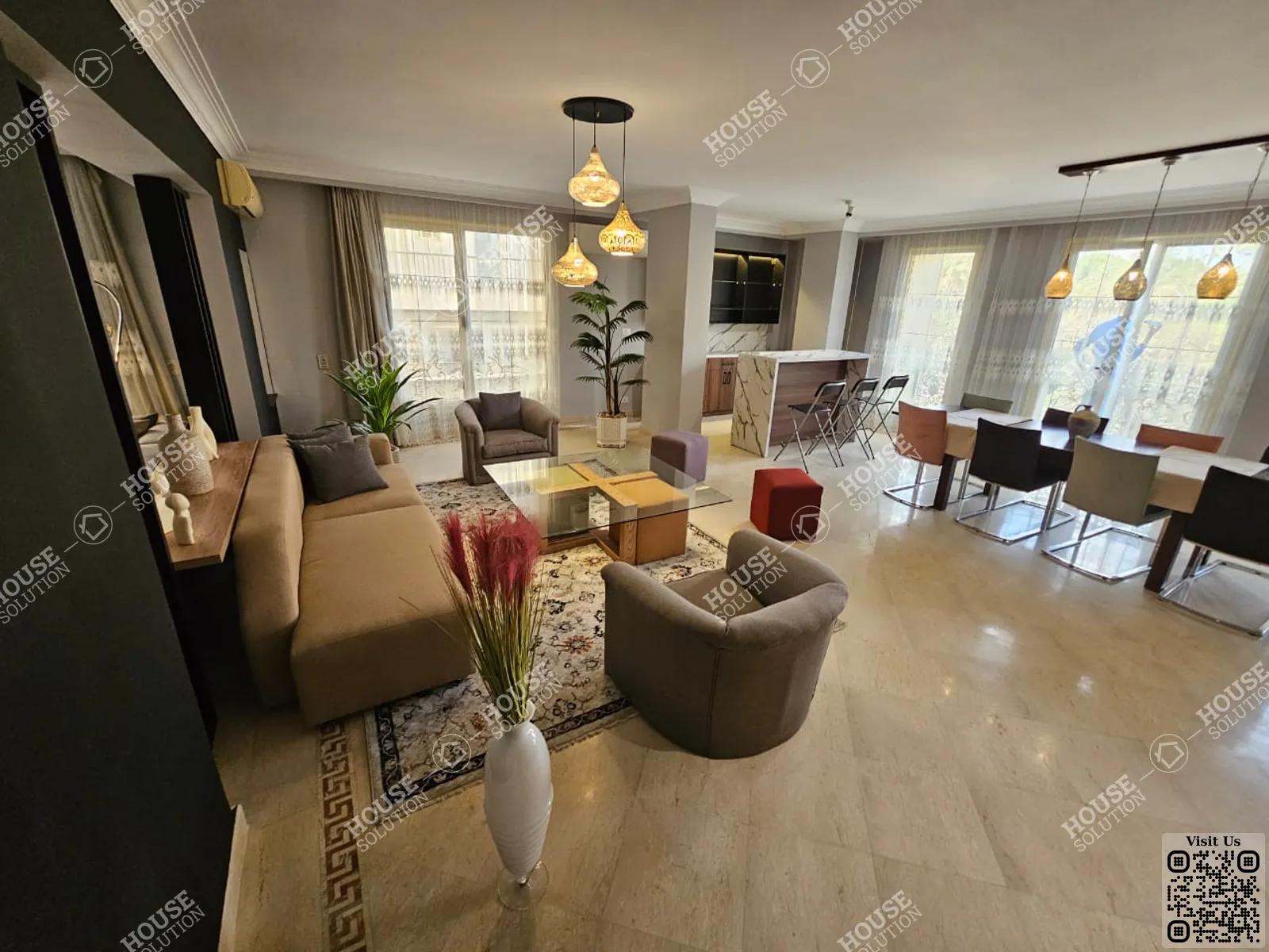 RECEPTION  @ Apartments For Rent In Maadi Maadi Sarayat Area: 320 m² consists of 4 Bedrooms 3 Bathrooms Modern furnished 5 stars #5817-1