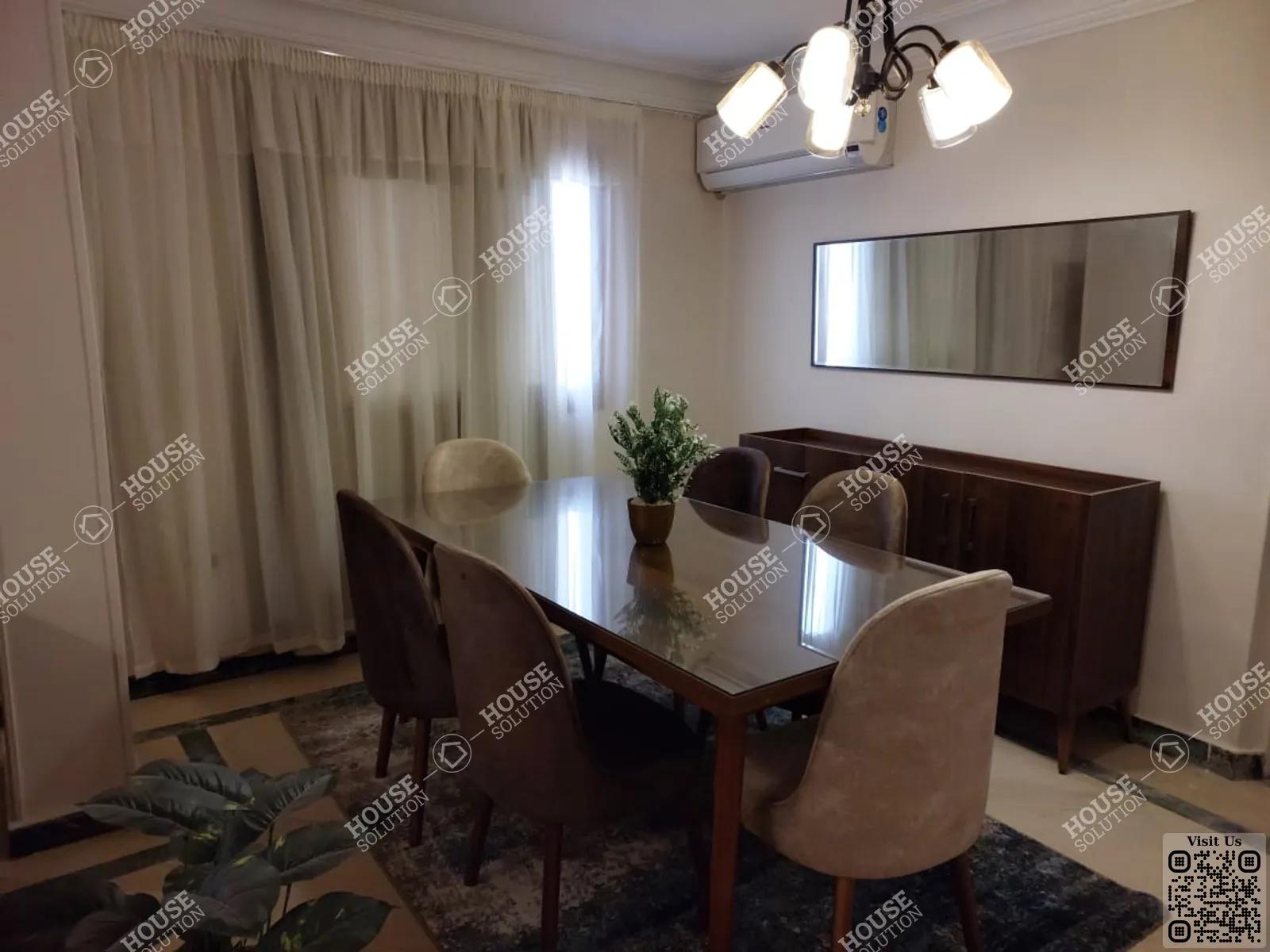 DINING AREA @ Apartments For Rent In Maadi New Maadi Area: 185 m² consists of 3 Bedrooms 2 Bathrooms Modern furnished 5 stars #5826-2