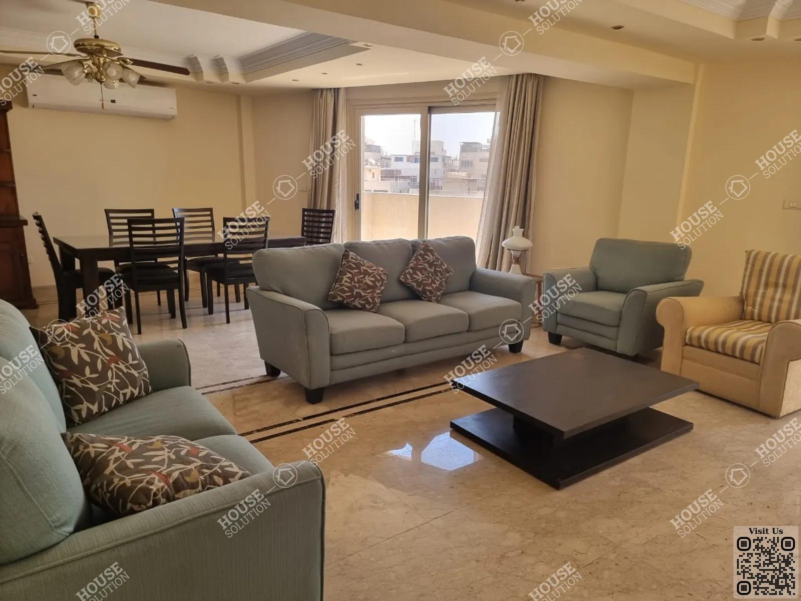 RECEPTION  @ Penthouses For Rent In Maadi Maadi Degla Area: 180 m² consists of 3 Bedrooms 2 Bathrooms Modern furnished 5 stars #3311-0