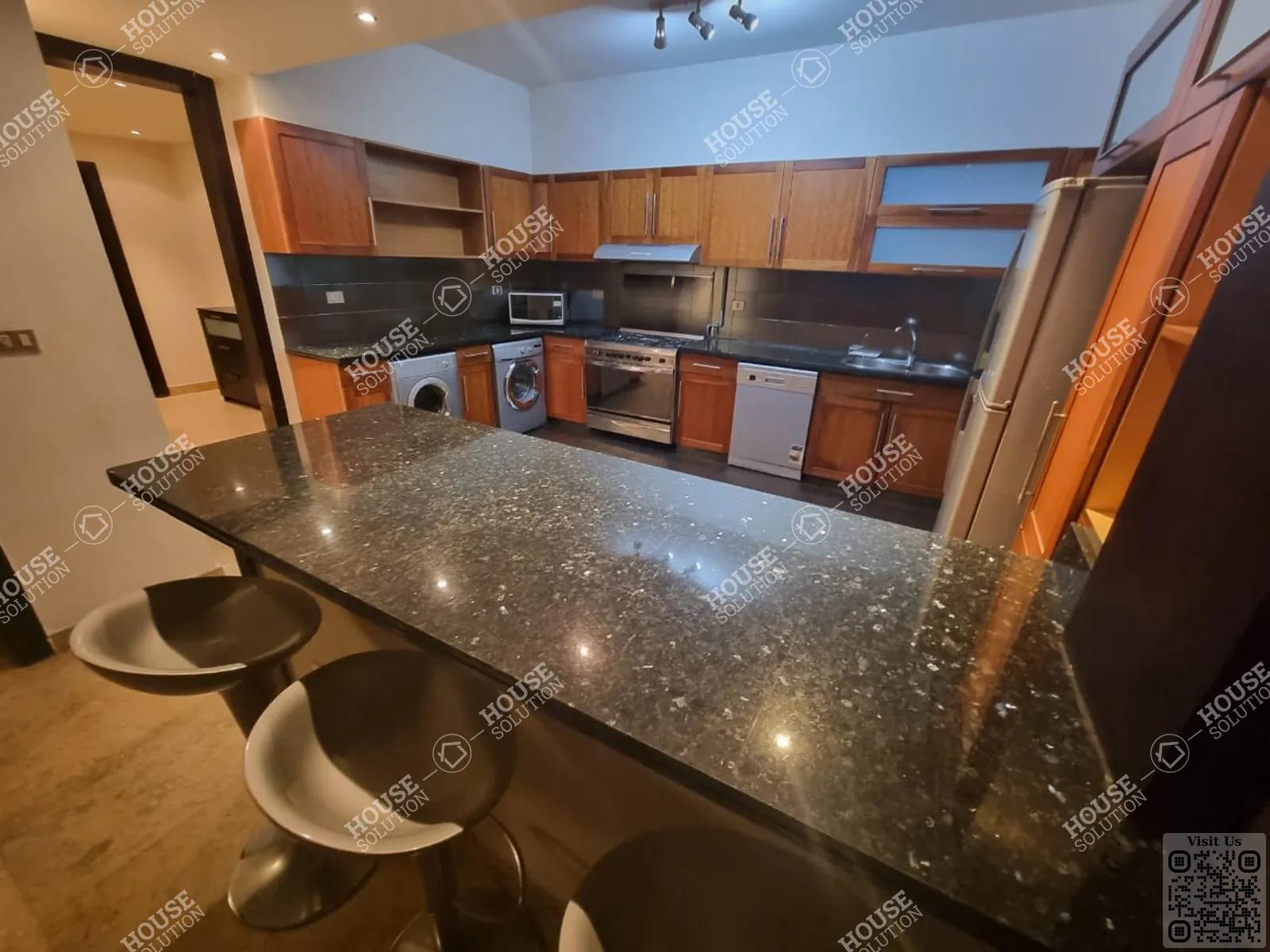 KITCHEN  @ Apartments For Rent In Maadi Maadi Degla Area: 200 m² consists of 3 Bedrooms 2 Bathrooms Modern furnished 5 stars #4504-1