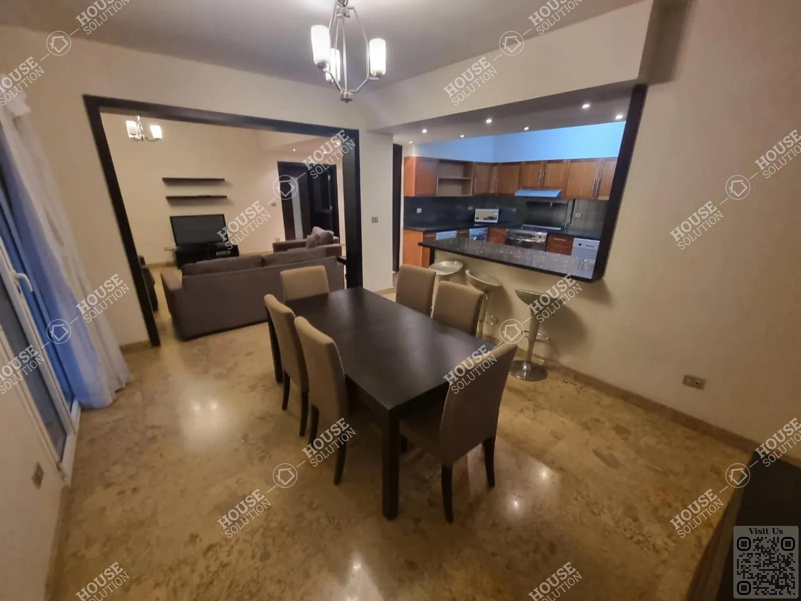 DINING AREA @ Apartments For Rent In Maadi Maadi Degla Area: 200 m² consists of 3 Bedrooms 2 Bathrooms Modern furnished 5 stars #4504-2