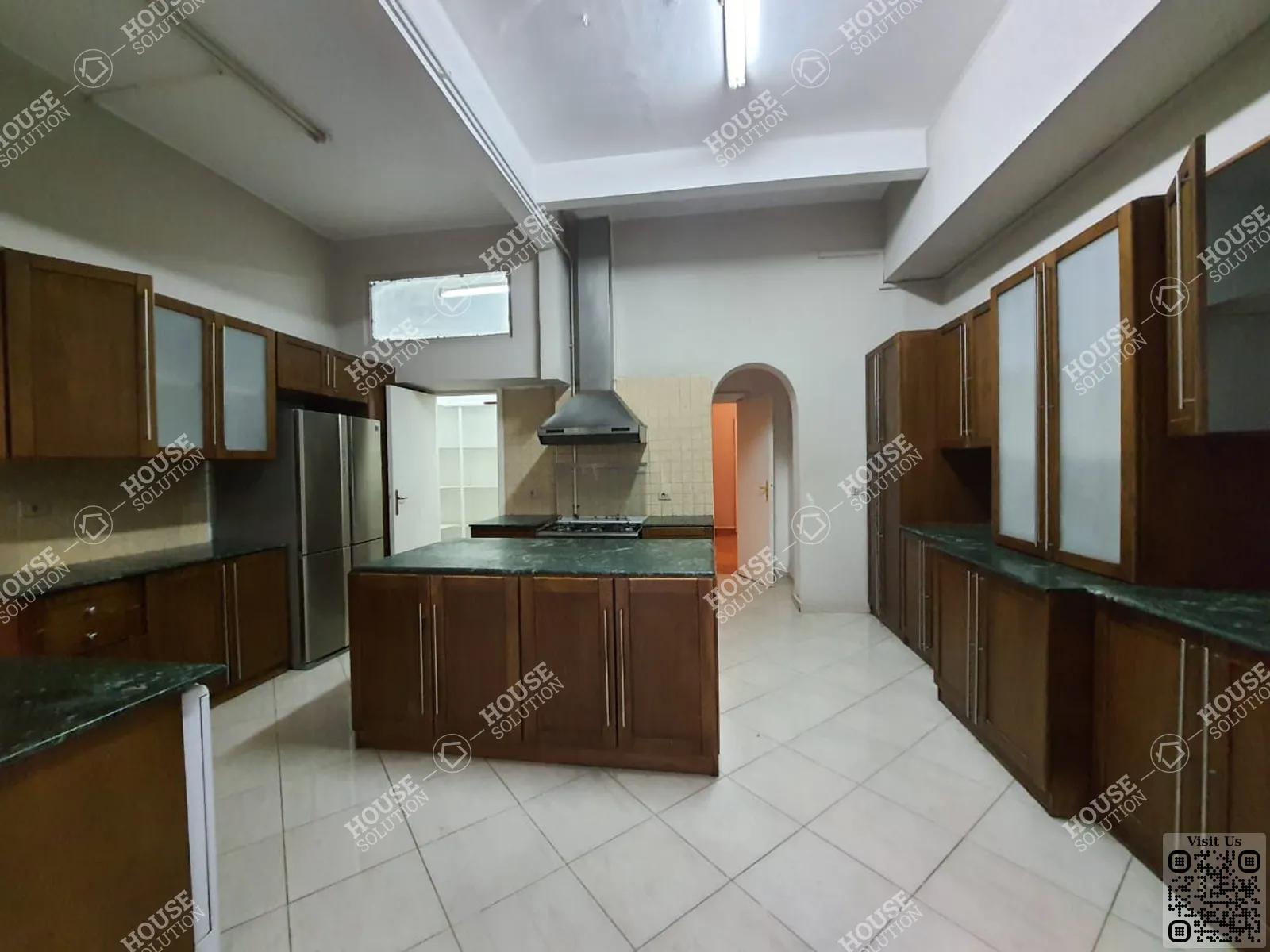 KITCHEN  @ Villas For Rent In Maadi Maadi Sarayat Area: 1050 m² consists of 4 Bedrooms 4 Bathrooms Semi furnished 5 stars #4853-2