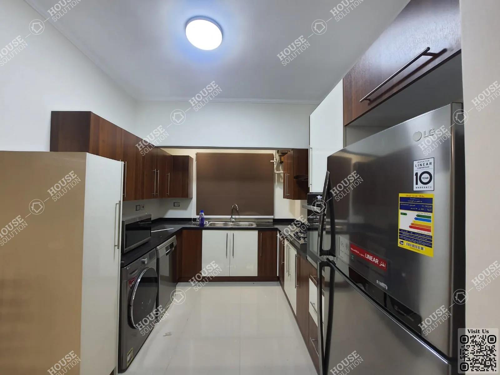 KITCHEN  @ Apartments For Rent In Maadi Maadi Sarayat Area: 120 m² consists of 2 Bedrooms 2 Bathrooms Modern furnished 5 stars #4975-1