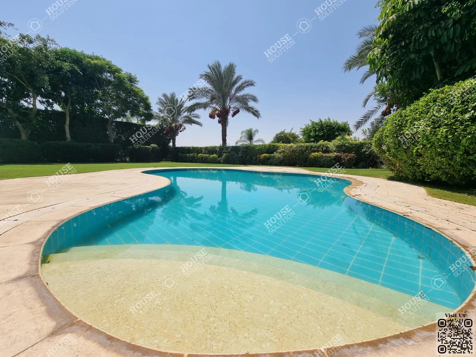 PRIVATE SWIMMING POOL  @ Villas For Rent In Katameya katameya Heights Area: 1080 m² consists of 5 Bedrooms 7 Bathrooms Semi furnished 5 stars #5143-1