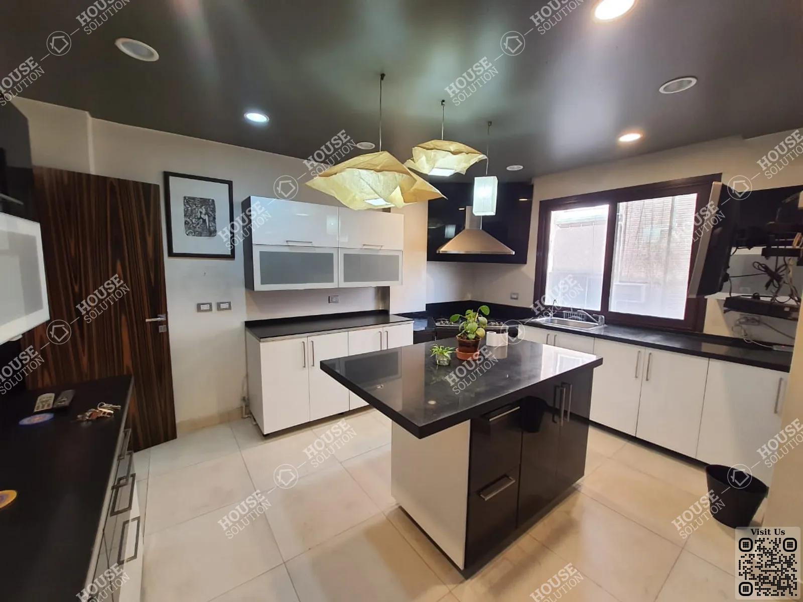 KITCHEN  @ Apartments For Rent In Maadi Maadi Degla Area: 250 m² consists of 3 Bedrooms 3 Bathrooms Modern furnished 5 stars #5195-2