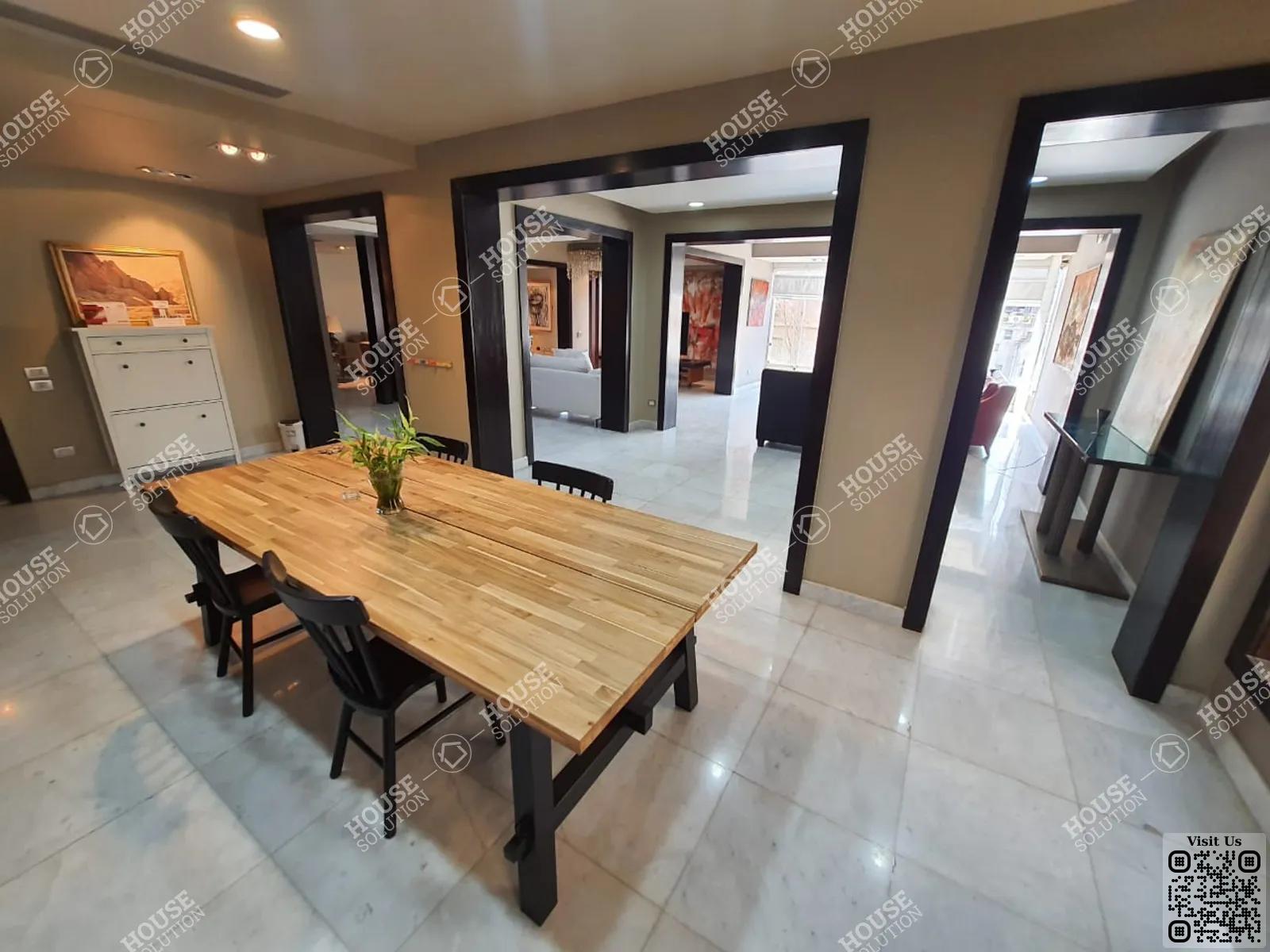 DINING AREA @ Apartments For Rent In Maadi Maadi Degla Area: 250 m² consists of 3 Bedrooms 3 Bathrooms Modern furnished 5 stars #5195-1