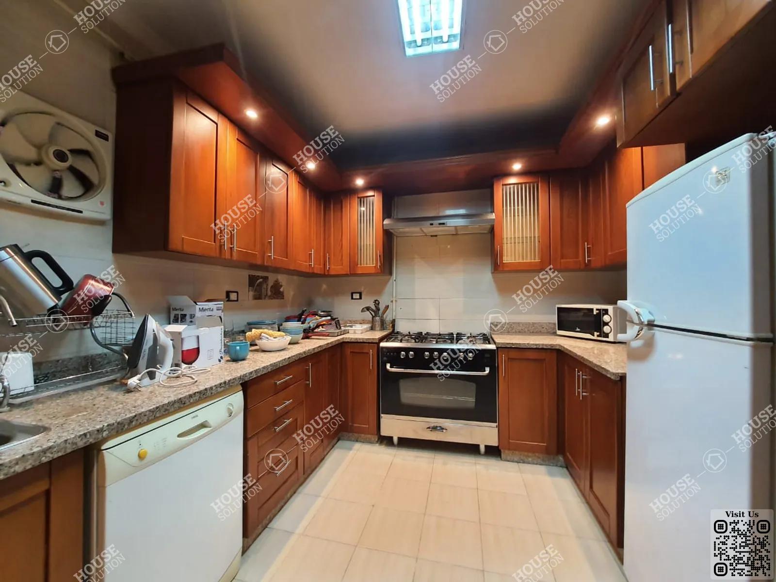 KITCHEN  @ Apartments For Rent In Maadi Maadi Degla Area: 140 m² consists of 2 Bedrooms 2 Bathrooms Modern furnished 5 stars #5275-1