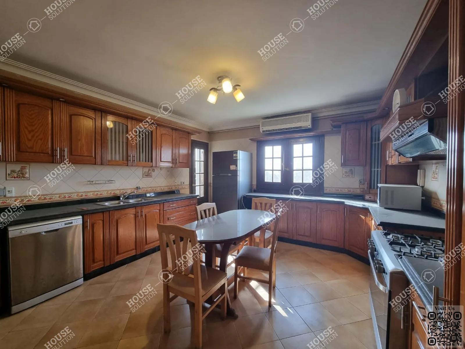 KITCHEN  @ Apartments For Rent In Maadi Maadi Sarayat Area: 377 m² consists of 4 Bedrooms 4 Bathrooms Modern furnished 5 stars #5422-1