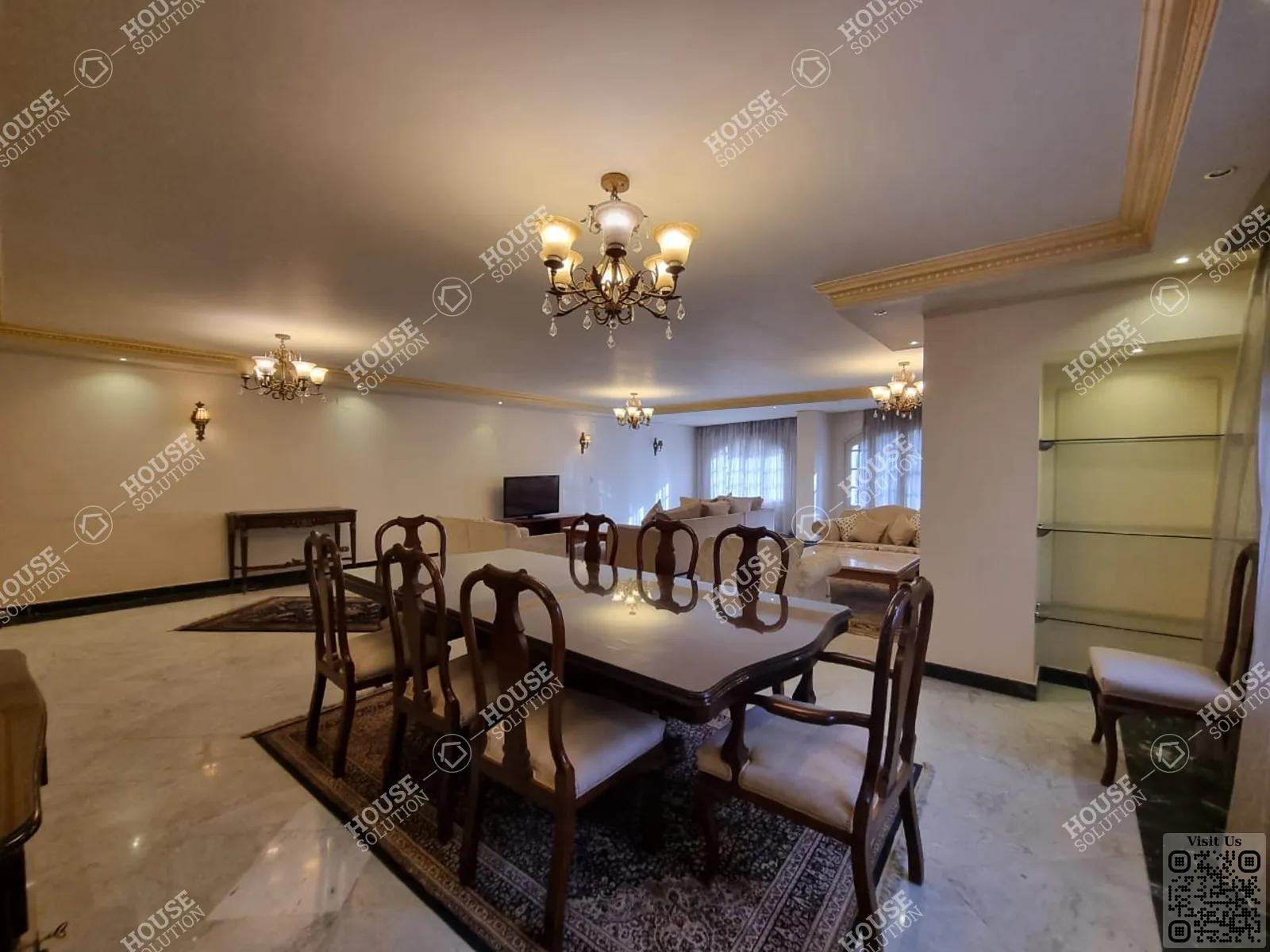 DINING AREA @ Apartments For Rent In Maadi Maadi Sarayat Area: 345 m² consists of 4 Bedrooms 3 Bathrooms Modern furnished 5 stars #5423-2