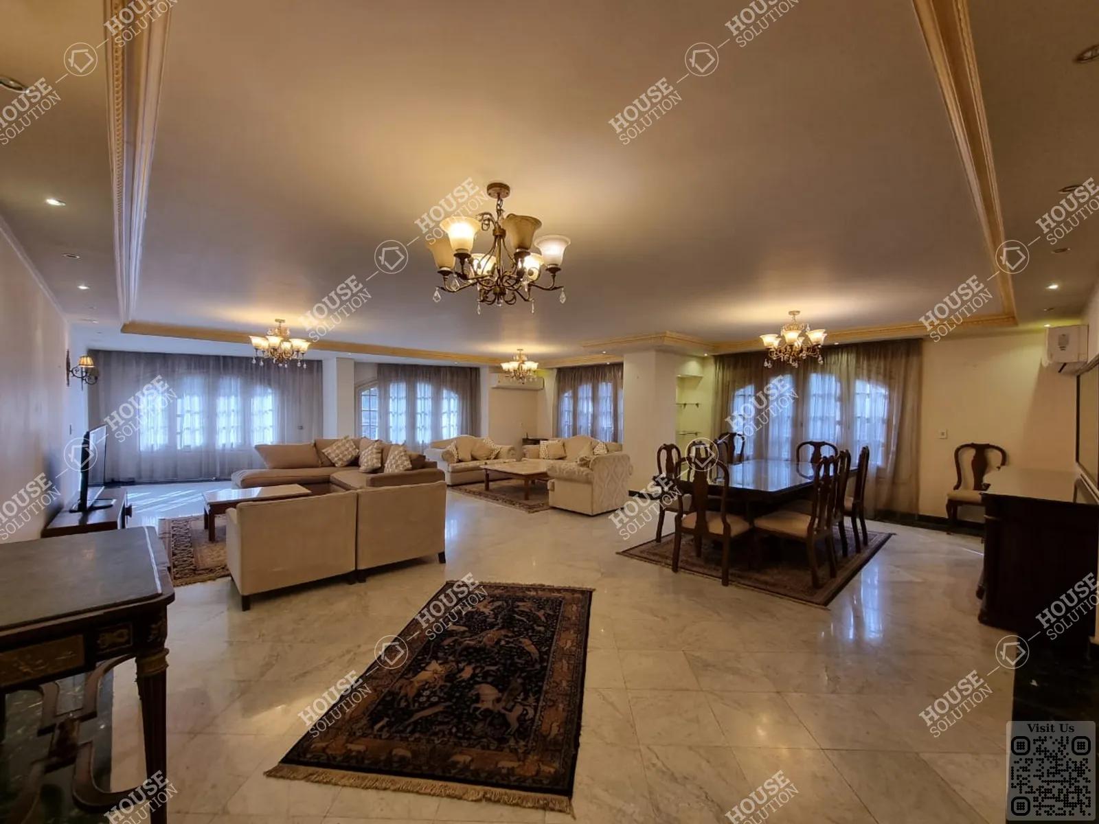 RECEPTION  @ Apartments For Rent In Maadi Maadi Sarayat Area: 345 m² consists of 4 Bedrooms 3 Bathrooms Modern furnished 5 stars #5423-0