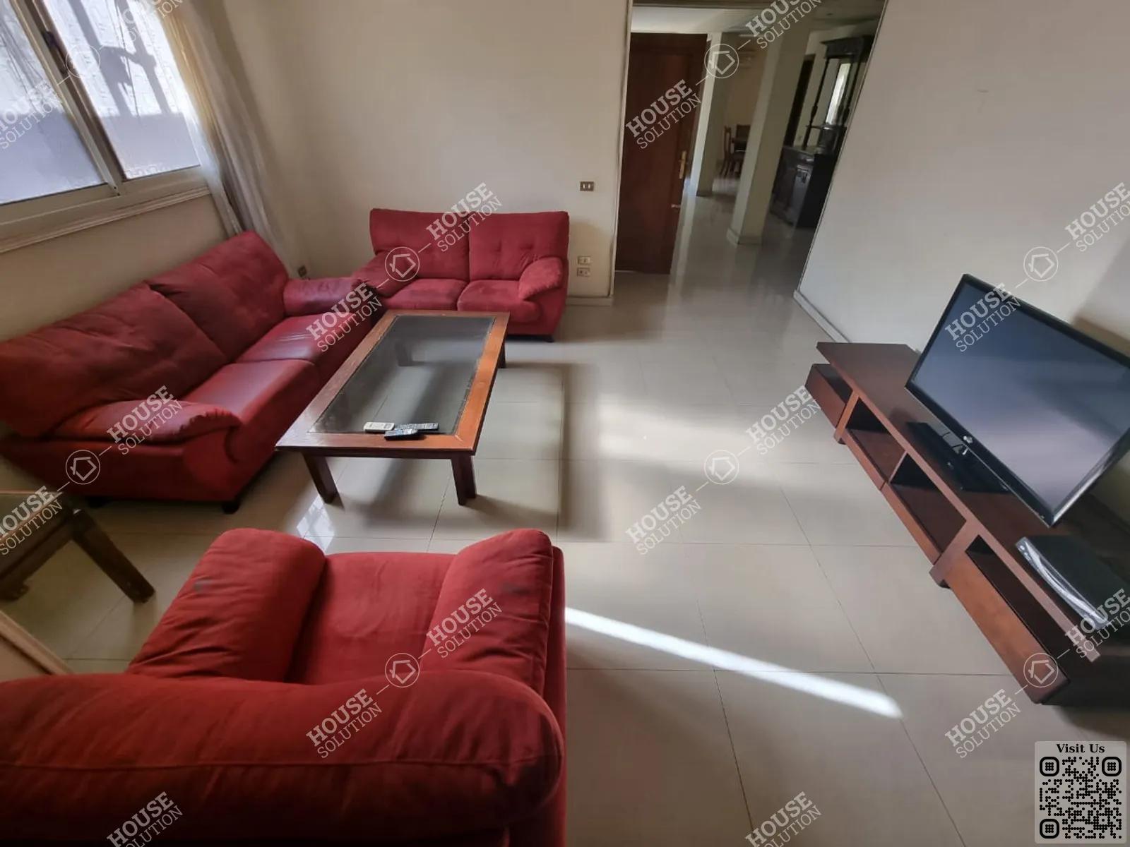 LIVING AREA  @ Apartments For Rent In Maadi Maadi Degla Area: 280 m² consists of 4 Bedrooms 3 Bathrooms Modern furnished 5 stars #5480-1