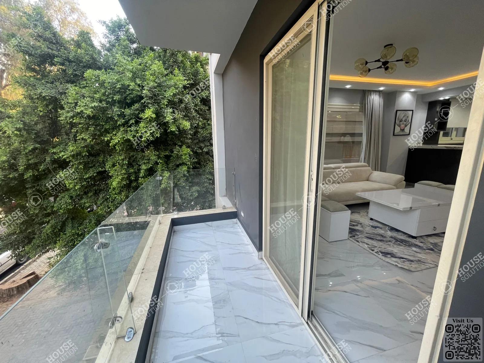 BALCONY  @ Apartments For Rent In Maadi Maadi Sarayat Area: 195 m² consists of 3 Bedrooms 3 Bathrooms Modern furnished 5 stars #5542-2
