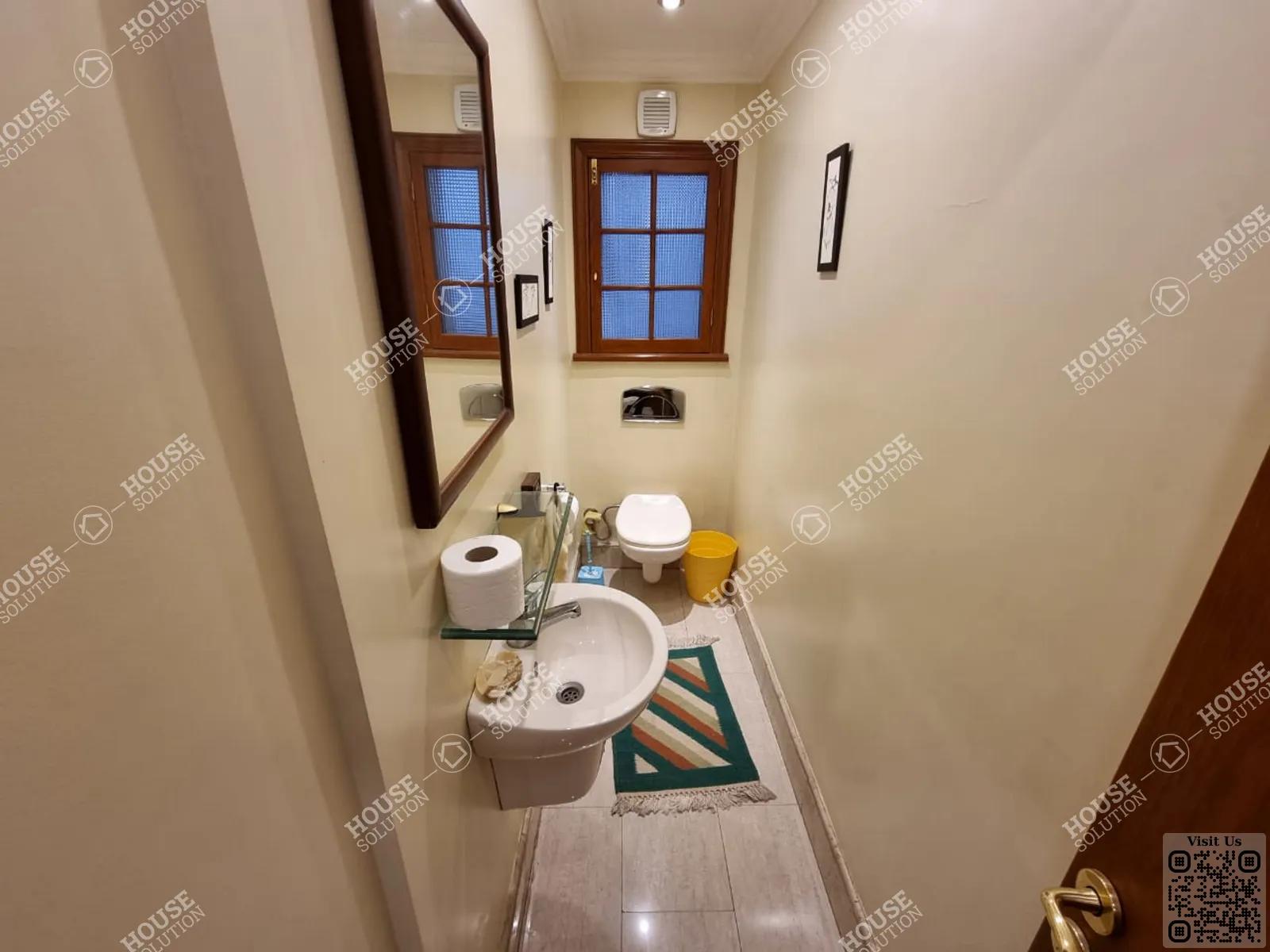 GUEST BATHROOM  @ Apartments For Rent In Maadi Maadi Sarayat Area: 125 m² consists of 2 Bedrooms 2 Bathrooms Modern furnished 5 stars #5557-2