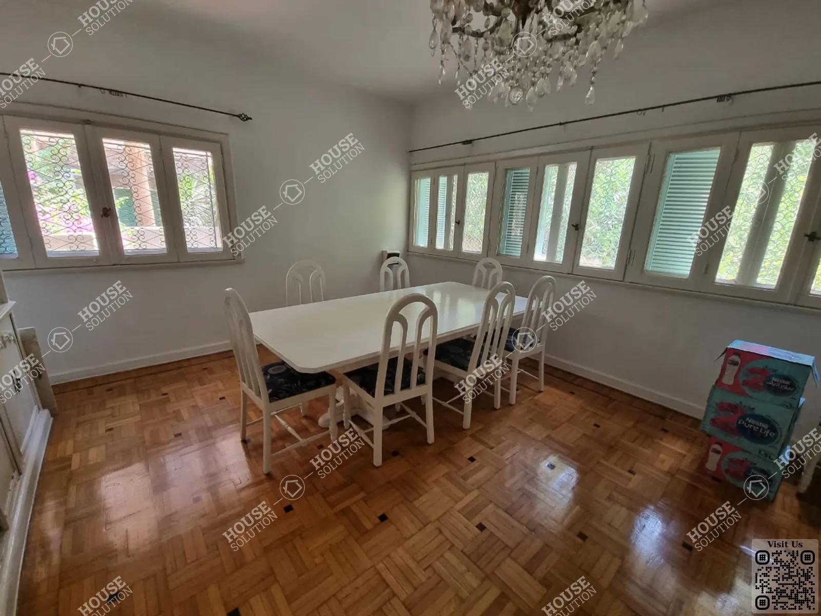 DINING AREA @ Ground Floors For Rent In Maadi Maadi Sarayat Area: 250 m² consists of 4 Bedrooms 3 Bathrooms Furnished 5 stars #5574-1