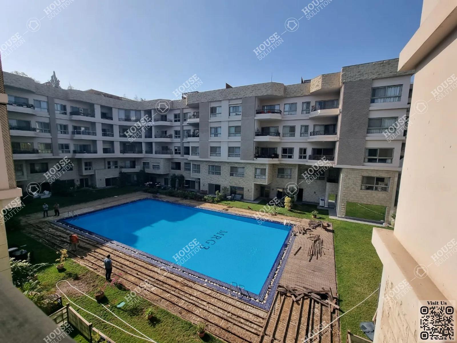OUTSIDE VIEW  @ Apartments For Rent In Maadi Maadi Sarayat Area: 285 m² consists of 4 Bedrooms 4 Bathrooms Modern furnished 5 stars #5613-1
