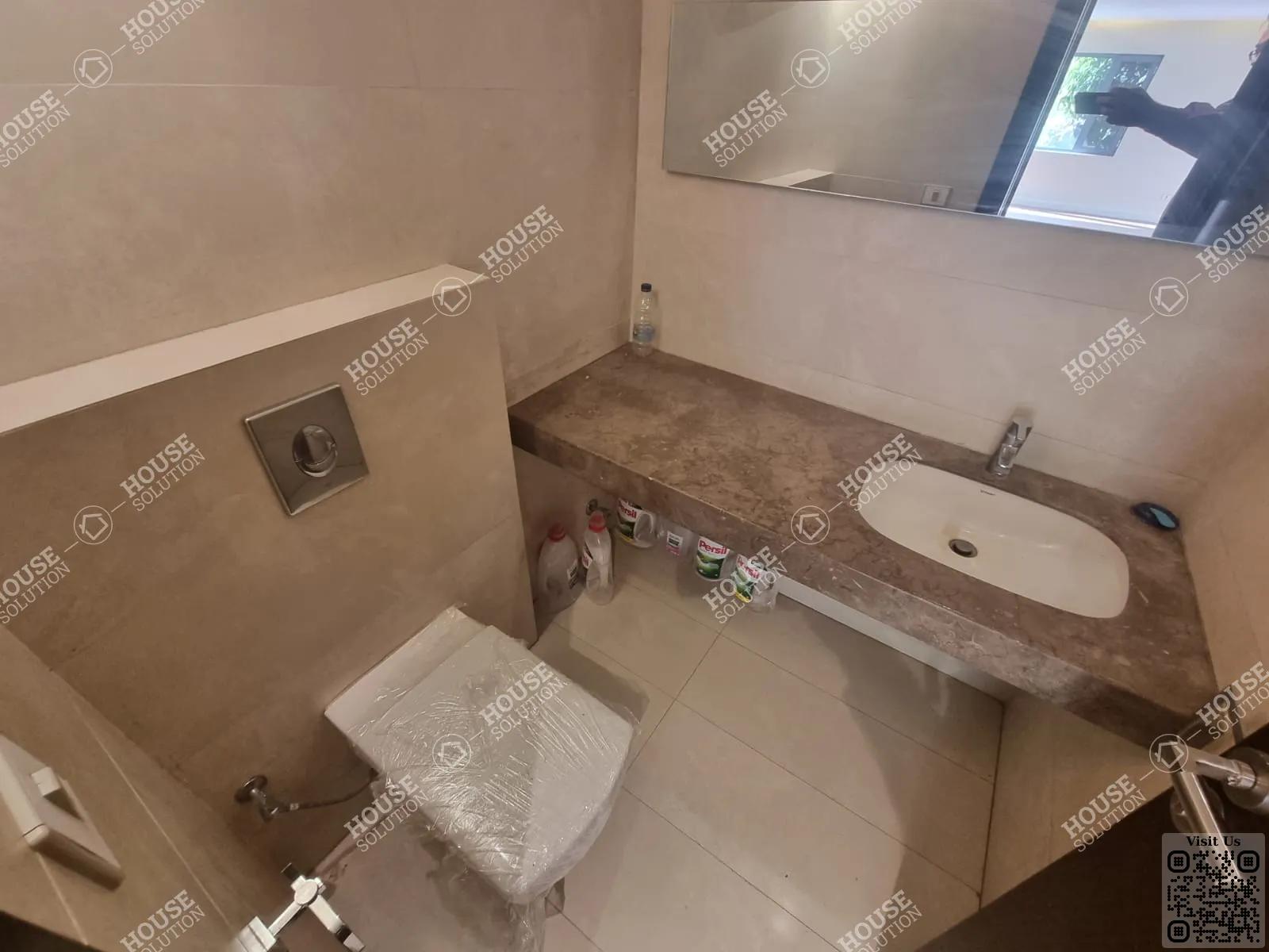 GUEST BATHROOM  @ Apartments For Rent In Maadi Maadi Sarayat Area: 165 m² consists of 2 Bedrooms 3 Bathrooms Semi furnished 5 stars #5615-0