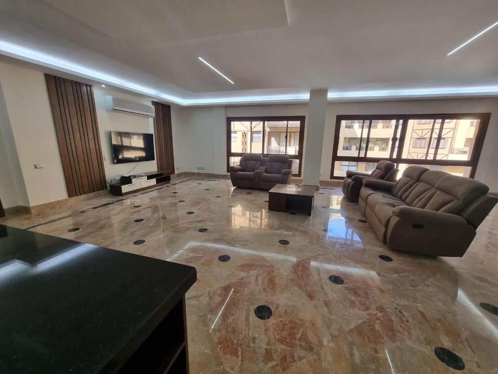 OUTSTANDING MODERN FURNISHED APARTMENT WITH SHARED SWIMMING POOL FOR RENT IN SARAYAT EL MAADI CAIRO EGYPT  - #5671 - Modern furnished