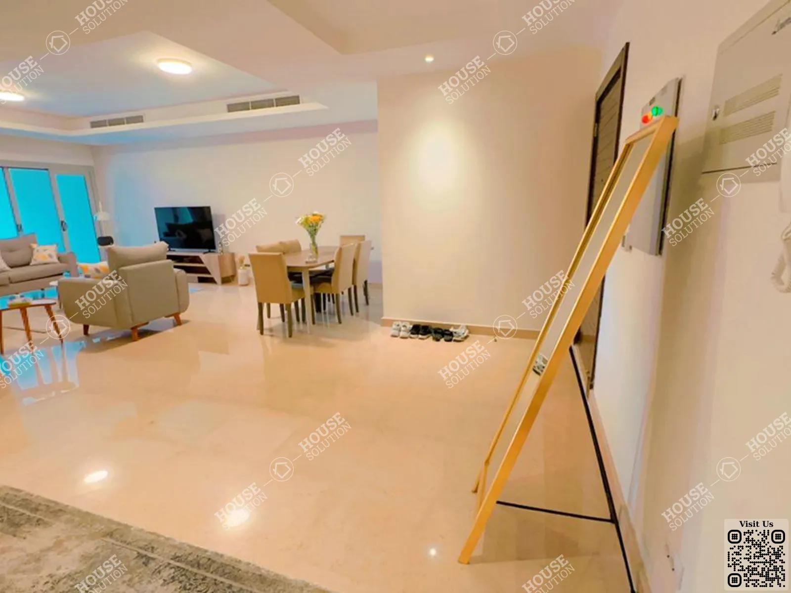 RECEPTION  @ Apartments For Rent In New Cairo Cairo Festival City Al-Futtaim Area: 171 m² consists of 3 Bedrooms 4 Bathrooms Modern furnished 5 stars #5695-2