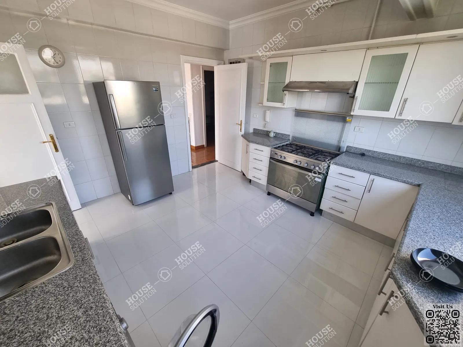 KITCHEN  @ Apartments For Rent In Maadi Maadi Sarayat Area: 165 m² consists of 3 Bedrooms 2 Bathrooms Modern furnished 5 stars #5702-2