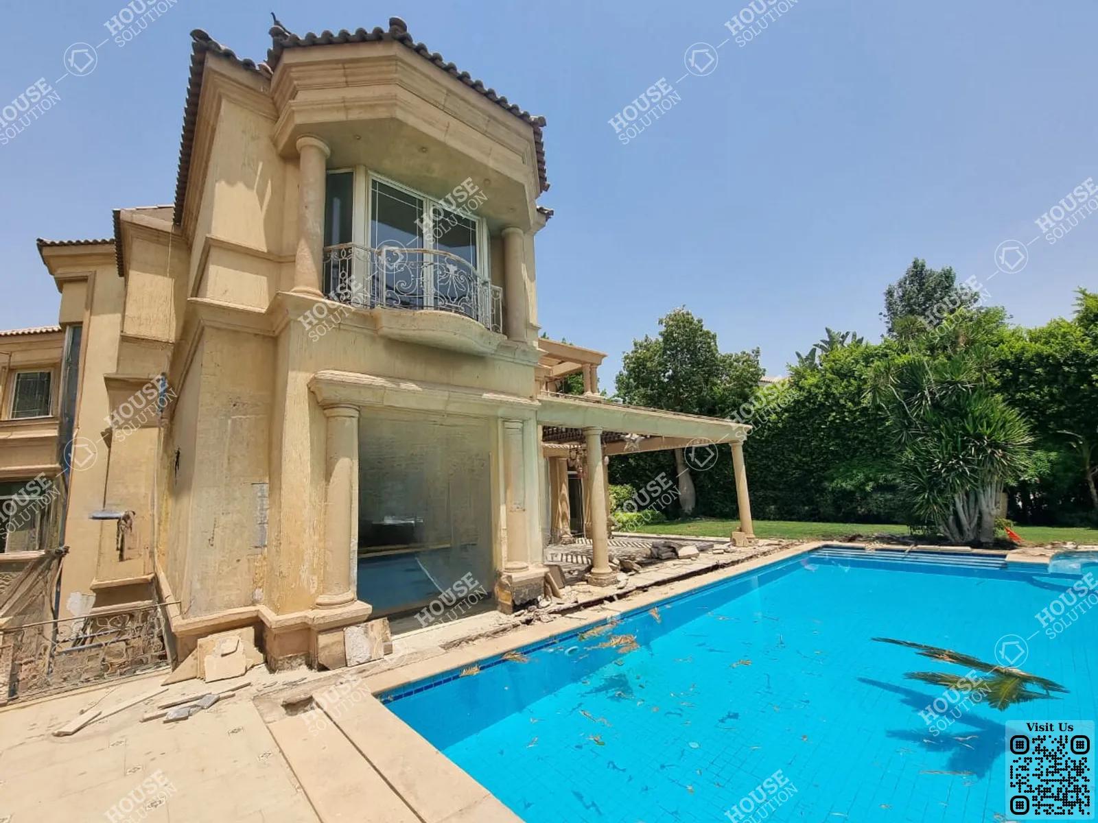 PRIVATE SWIMMING POOL  @ Villas For Rent In Katameya katameya Heights Area: 850 m² consists of 6 Bedrooms 8 Bathrooms Semi furnished 5 stars #5707-0