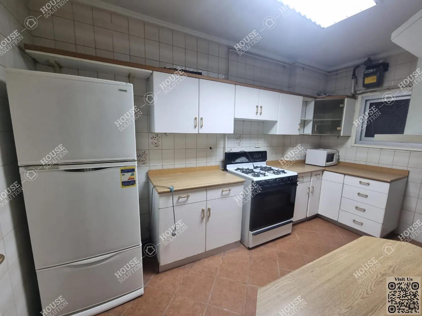 KITCHEN  @ Apartments For Rent In Maadi Maadi Sarayat Area: 185 m² consists of 3 Bedrooms 2 Bathrooms Furnished 5 stars #5715-1