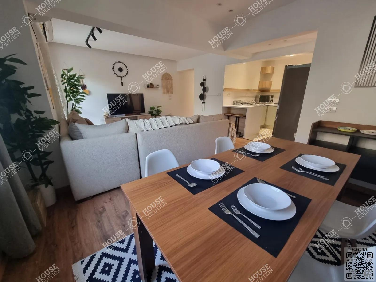 DINING AREA @ Apartments For Rent In Maadi Maadi Degla Area: 130 m² consists of 2 Bedrooms 2 Bathrooms Modern furnished 5 stars #5760-1
