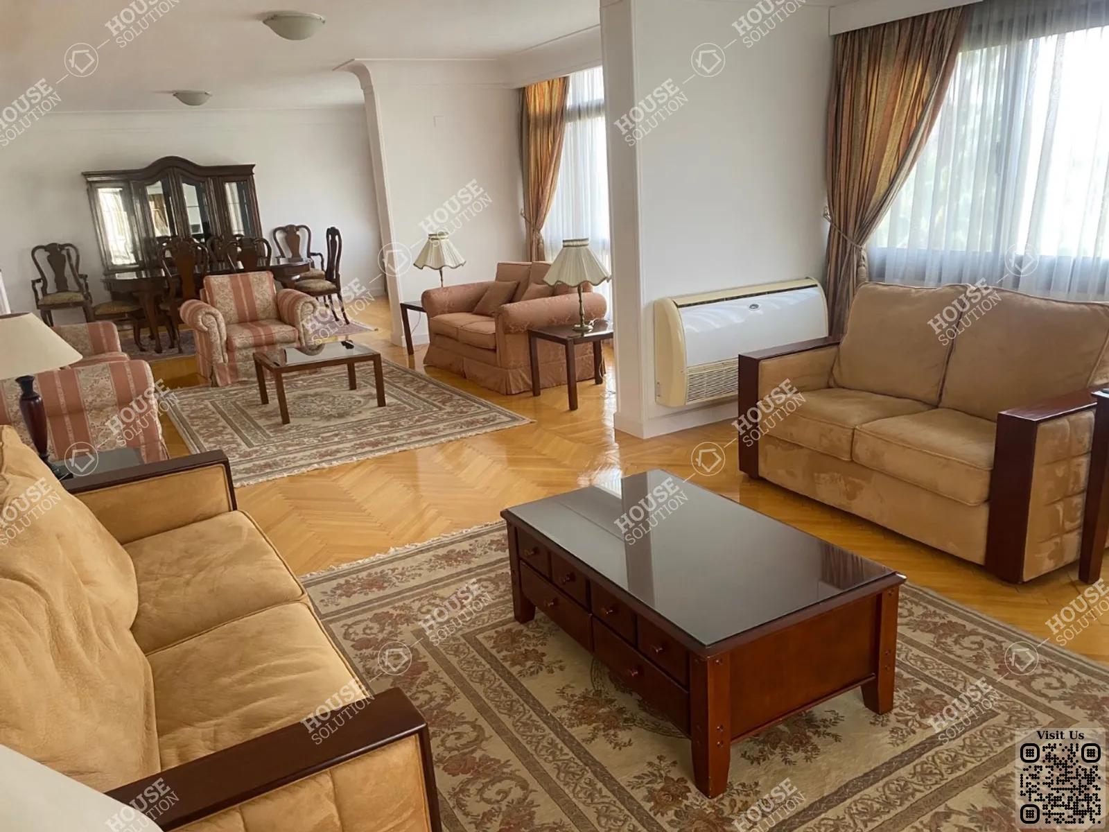 RECEPTION  @ Apartments For Rent In Maadi Maadi Sarayat Area: 265 m² consists of 4 Bedrooms 3 Bathrooms Furnished 1 stars #5767-0