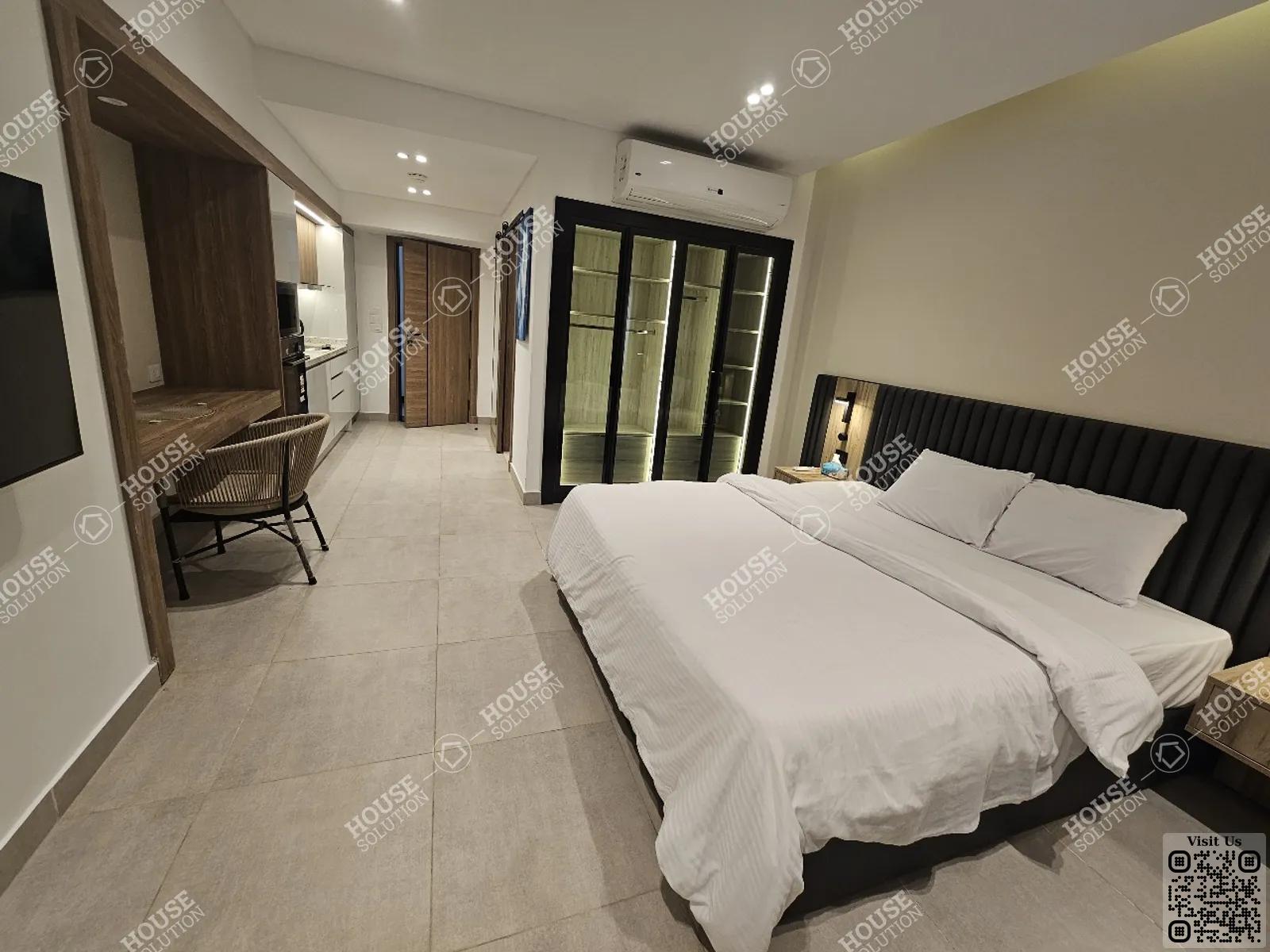 MASTER BEDROOM  @ Studios For Rent In Maadi Maadi Sarayat Area: 45 m² consists of 1 Bedrooms 1 Bathrooms Modern furnished 5 stars #5803-0