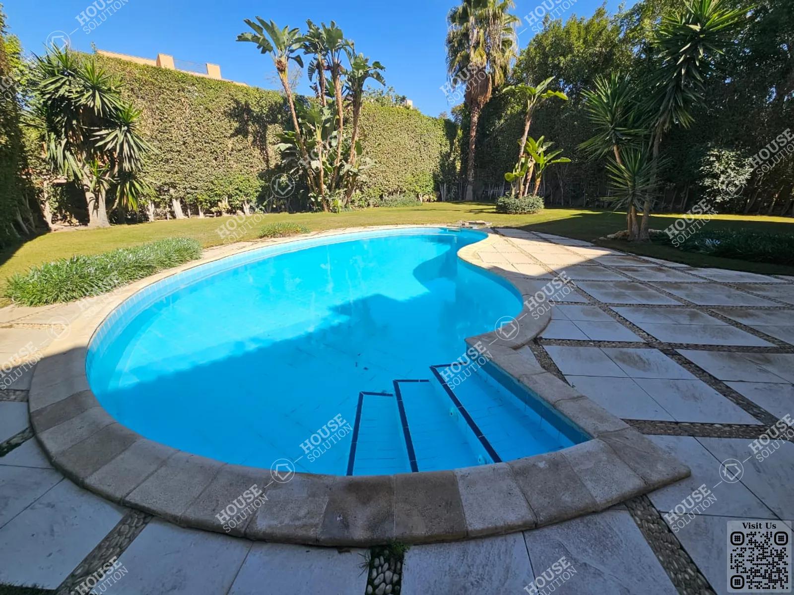 PRIVATE SWIMMING POOL  @ Villas For Rent In Katameya katameya Heights Area: 850 m² consists of 4 Bedrooms 5 Bathrooms Semi furnished 5 stars #5810-1