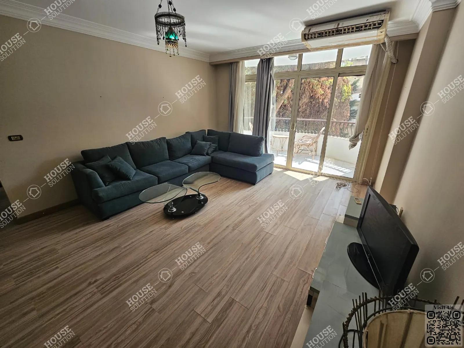 LIVING AREA  @ Apartments For Rent In Maadi Maadi Sarayat Area: 185 m² consists of 3 Bedrooms 3 Bathrooms Furnished 5 stars #5821-2